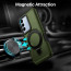 Vaku ® Vivo V27 5G Astor Military Grade Armor Protective Case with Ring Bracket Kickstand Back cover