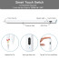 Vaku ® Stylus Pen for iPad with Palm Rejection iPad Pro 2021 11/12.9 Inch (2018-2021), iPad 8th Generation, iPad 7/6th, iPad Air 4th/3rd, Upgraded Tip Tilt Sensitivity Magnetic Stylus - White