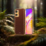Vaku ® Oppo A96 Luxemberg Series Leather Stitched Gold Electroplated Soft TPU Back Cover
