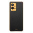 Vaku ® Vivo Y55 5G Luxemberg Leather Pattern Gold Electroplated Soft TPU Back Cover