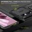 Vaku ® Oppo Reno10 5G Aegis Armor Slide Camera Protection Magnetic Ring Holder Kickstand Back Cover
