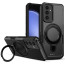 Vaku ® Samsung Galaxy S23 FE Astor Military Grade Armor Protective Case with Ring Bracket Kickstand Back cover
