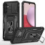 Vaku ® Samsung Galaxy A15 5G Aegis Armor Slide Camera Protection Magnetic Ring Holder Kickstand Back Cover
