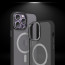 Vaku Luxos ® 2In1 Combo Apple iPhone 14 Pro Translucent MagPro Armor Protective Camera Case Back Cover with 3D Tempered Glass