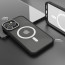 Vaku Luxos ® 2In1 Combo Apple iPhone 14 Pro Translucent MagPro Armor Protective Camera Case Back Cover with 3D Tempered Glass