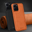 Vaku ® Vivo V25 5G Luxe Premium Leather Stitched Non-Slip Grip Protective Back Cover