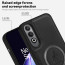 Vaku ® OnePlus Nord CE4 Astrid Luxury PU Leather Electroplated Magnetic Magsafe Shockproof Bumper Protective Back Cover