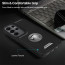 Vaku ® Samsung Galaxy S25 Ultra Regal Shield Metal Lion Engraved Leather Protective Back Cover