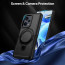 Vaku ® Xiaomi Redmi Note 12 5G Astor Military Grade Armor Protective Case with Ring Bracket Kickstand Back cover