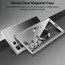 Vaku ® Samsung Galaxy S23 Ultra Luxury Electroplated Magnetic Magsafe Camera Protection TPU Back Cover Case