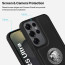 Vaku ® Samsung Galaxy S25 Ultra Regal Shield Metal Lion Engraved Leather Protective Back Cover