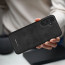 Vaku ® Samsung Galaxy A35 5G Luxe Premium Leather Stitched Non-Slip Grip Protective Back Cover