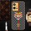 Vaku ® Vivo T1 5G Lynx Designer Leather Pattern Gold Electroplated Soft TPU Back Cover Case
