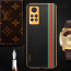 Vaku ® Xiaomi Redmi Note 11 Pro Plus Felix Line Leather Pattern Gold Electroplated Soft TPU Back Cover Case