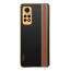 Vaku ® Xiaomi Redmi Note 11 Felix Line Leather Stitched Gold Electroplated Soft TPU Back Cover Case