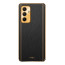Vaku ® Samsung Galaxy A15 5G Luxemberg Leather Pattern Gold Electroplated Soft TPU Back Cover