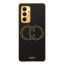 Vaku ® Samsung Galaxy A24 4G Skylar Leather Pattern Gold Electroplated Soft TPU Back Cover