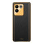 Vaku ® Vivo T2 Pro 5G Luxemberg Leather Pattern Gold Electroplated Soft TPU Back Cover