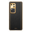 Vaku ® Vivo V30 5G Luxemberg Leather Pattern Gold Electroplated Soft TPU Back Cover