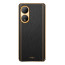 Vaku ® Vivo Y100A 5G Luxemberg Leather Pattern Gold Electroplated Soft TPU Back Cover