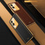 Vaku ® Vivo Y200 5G Luxemberg Leather Pattern Gold Electroplated Soft TPU Back Cover
