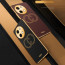 Vaku ® Vivo Y58 5G Skylar Leather Pattern Gold Electroplated Soft TPU Back Cover
