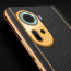 Vaku ® Oppo Reno11 5G Luxemberg Leather Pattern Gold Electroplated Soft TPU Back Cover