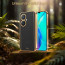 Vaku ® Vivo Y27 Luxemberg Series Leather Stitched Gold Electroplated Soft TPU Back Cover