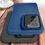Vaku ® Samsung Galaxy S23 Rime Frosted Translucent Camera Protector Case with Built-in Stash Stand Back Cover