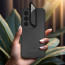 Vaku ® Samsung Galaxy A15 5G Rime Frosted Translucent Camera Protector Case with Built-in Stash Stand Back Cover