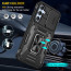 Vaku ® Samsung Galaxy A54 5G Aegis Armor Slide Camera Protection Magnetic Ring Holder Kickstand Back Cover