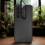 Vaku ® Samsung Galaxy S23 Ultra Rime Frosted Translucent Camera Protector Case with Built-in Stash Stand Back Cover