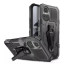 Vaku ® Oppo Reno10 5G Vanguard Military Grade Armor Case with Metal Belt Clip Kickstand Back Cover