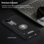 Vaku ® Vivo V40 5G Regal Shield Metal Lion Engraved Leather Protective Back Cover