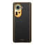 Vaku ® Oppo Reno11 5G Luxemberg Leather Pattern Gold Electroplated Soft TPU Back Cover