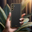 Vaku ® Samsung Galaxy A24 4G Luxemberg Leather Pattern Gold Electroplated Soft TPU Back Cover