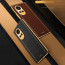 Vaku ® Oppo Reno10 5G Luxemberg Leather Pattern Gold Electroplated Soft TPU Back Cover