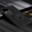 Vaku ® Vivo V30 5G Lion Embossed Luxury Designer Leather Protective Back Cover Case