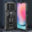 Vaku ® Samsung Galaxy A54 5G Vanguard Military Grade Armor Case with Metal Belt Clip Kickstand Back Cover