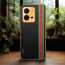 Vaku ® Vivo V25 5G Felix Line Leather Stitched Gold Electroplated Soft TPU Back Cover Case