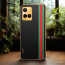 Vaku ® Vivo Y21T Felix Line Leather Stitched Gold Electroplated Soft TPU Back Cover Case