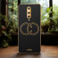 Vaku ® OnePlus 8 Skylar Leather Pattern Gold Electroplated Soft TPU Back Cover