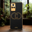 Vaku ® Vivo Y73 Skylar Leather Pattern Gold Electroplated Soft TPU Back Cover