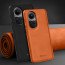 Vaku ® Oppo Reno10 Pro 5G Luxe Premium Leather Stitched Non-Slip Grip Protective Back Cover