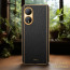 Vaku ® Vivo Y100A 5G Luxemberg Leather Pattern Gold Electroplated Soft TPU Back Cover