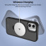 Vaku Luxos ® Apple iPhone 16 Ariston Kickmag Cover with Magnetic Alloy Ring Metal Kickstand Camera Protector Shockproof Back Cover
