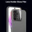 Vaku ® Samsung Galaxy A53 5G Rime Frosted Translucent Camera Protector Case with Built-in Stash Stand Back Cover