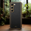 Vaku ® Vivo Y100 4G Luxemberg Leather Pattern Gold Electroplated Soft TPU Back Cover
