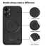 Vaku ® Oneplus Nord 2T Maxtron Leather Stitched Magnetic Magsafe Non-Slip Grip Shockproof Back Cover