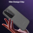 Vaku ® Samsung Galaxy S23 Rime Frosted Translucent Camera Protector Case with Built-in Stash Stand Back Cover